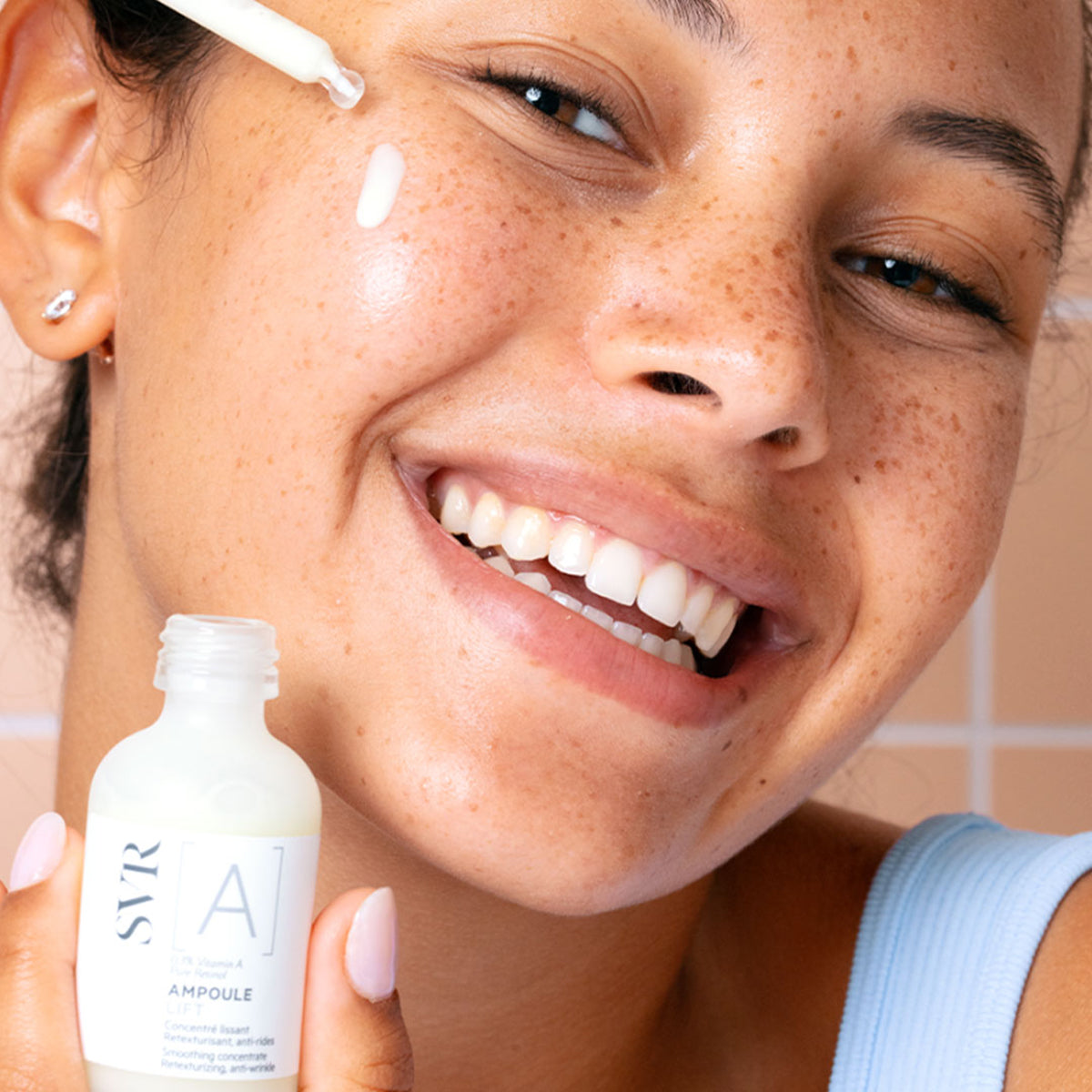 A] Lift Ampoule - Skin aging retinol serum for uneven skin texture