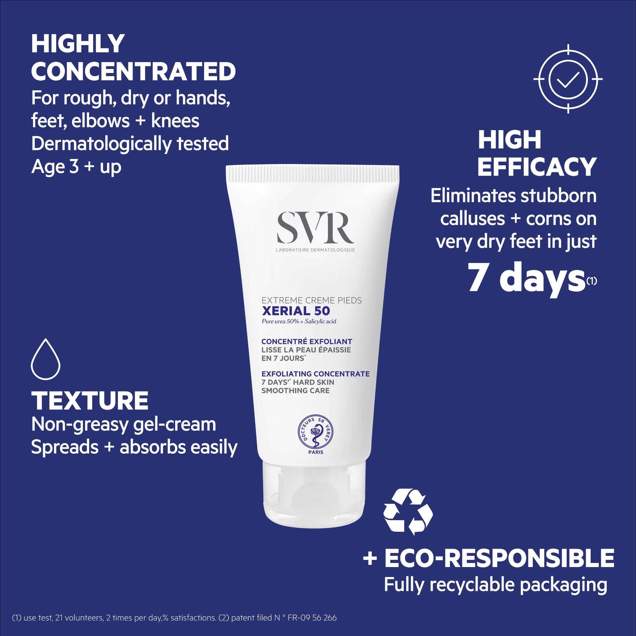 SVR XERIAL 50 Extreme Foot Cream 1.7 fl.oz. – Laboratoire SVR USA